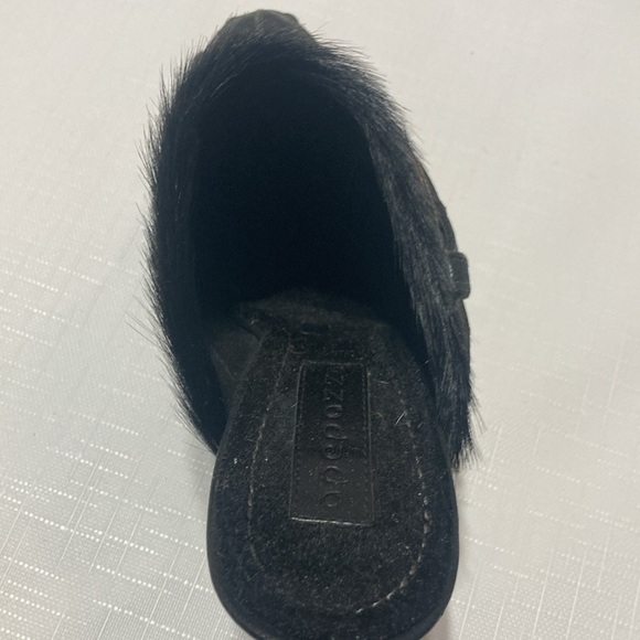 Apepazza Black leather mules with silver studding - Picture 9 of 13